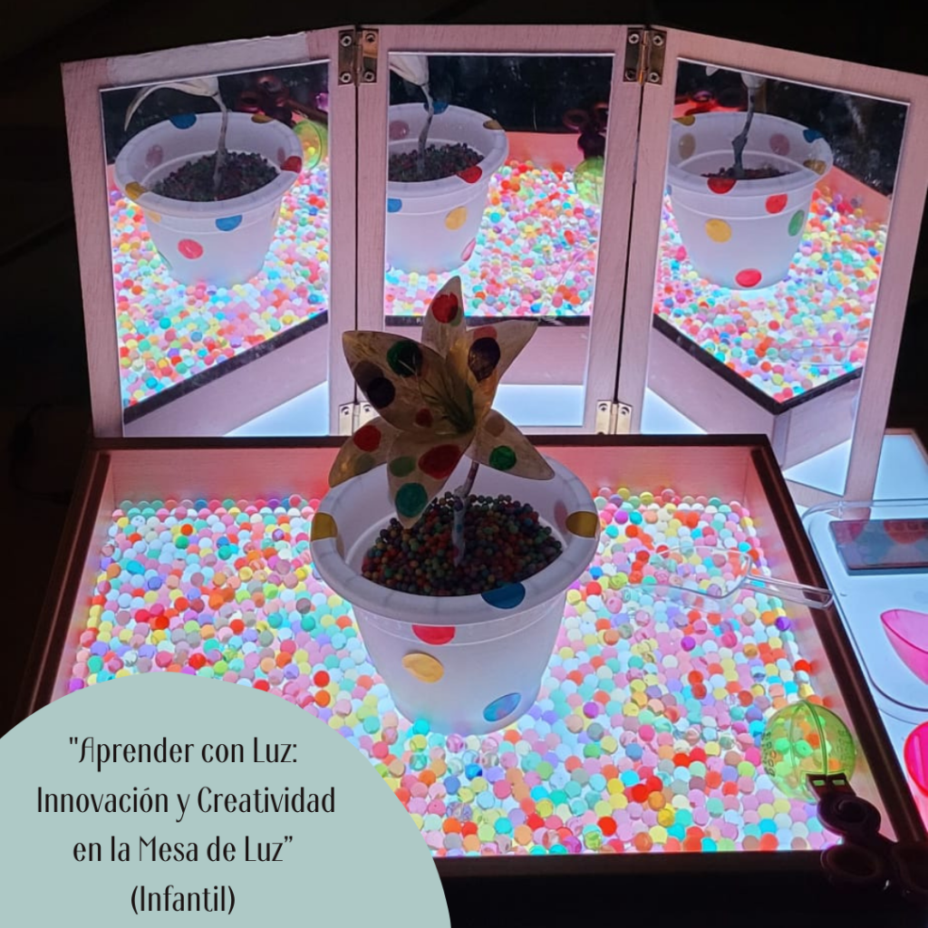 "APRENDER CON LUZ: INNOVACIÓN Y CREATIVIDAD EN LA MESA DE LUZ” (INFANTIL)